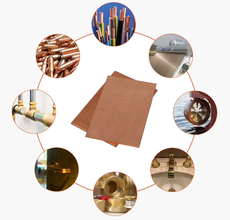99.99% Copper Plate Sheet Soft Beryllium Power Transmission Motor Manufacturing