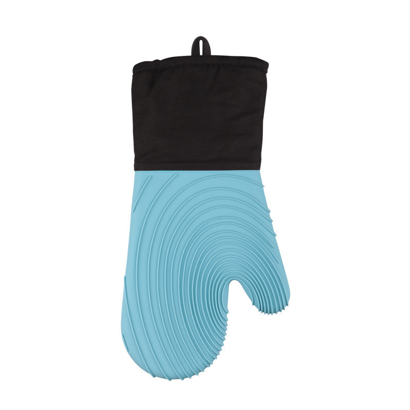 Silicone Oven Mitts Pair BBQ Gloves Heat Resistant Silicone Grilling Gloves Silicone Kitchen Utensil Baking Gloves