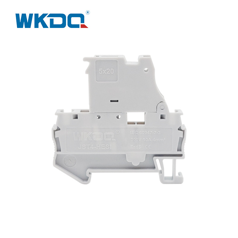 ST4-HESILED Fuse Led Terminal Block Spring Clamp Wiring 300V