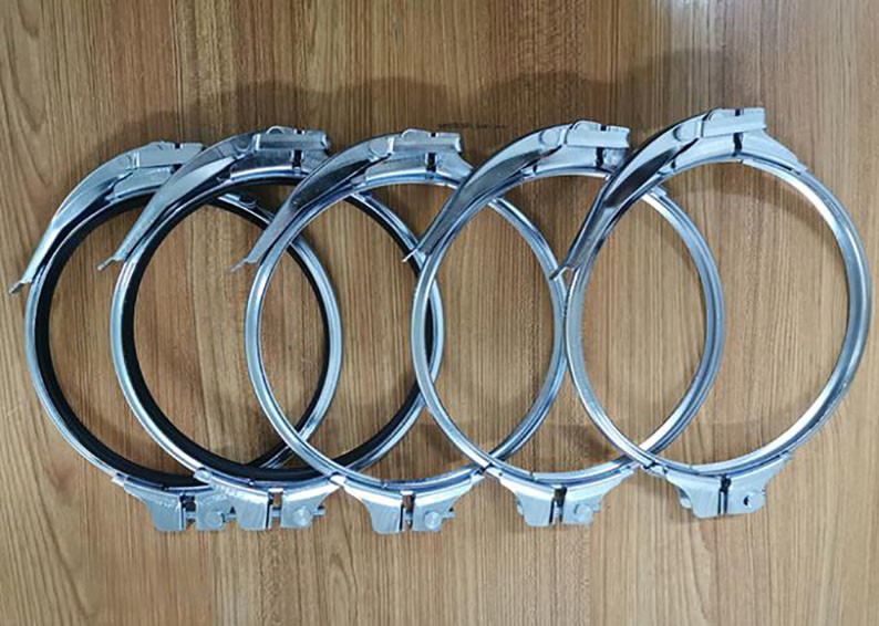 Galvanized 200mm OEM Quick Release Duct Clamps