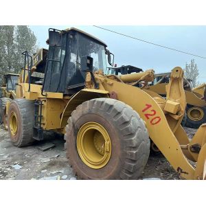 Second Hand Front Loader Real Caterpillar Cat966h Wheel Loader Payloader