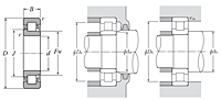 NJ204 Excavator Bearings Taper Roller Bearings Quality LEVEL CHROME STEEL 20*47*14cm Good price factory price