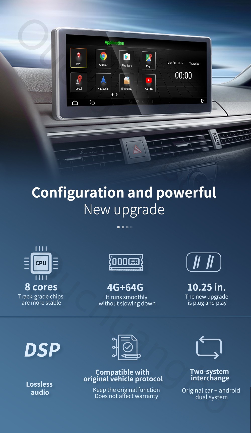 Ouchuangbo 6.2 inch auto radio bluetooth touch screen for Suzuki Jimny 2006-2013 With USB WIFI 64GB 9.0 system