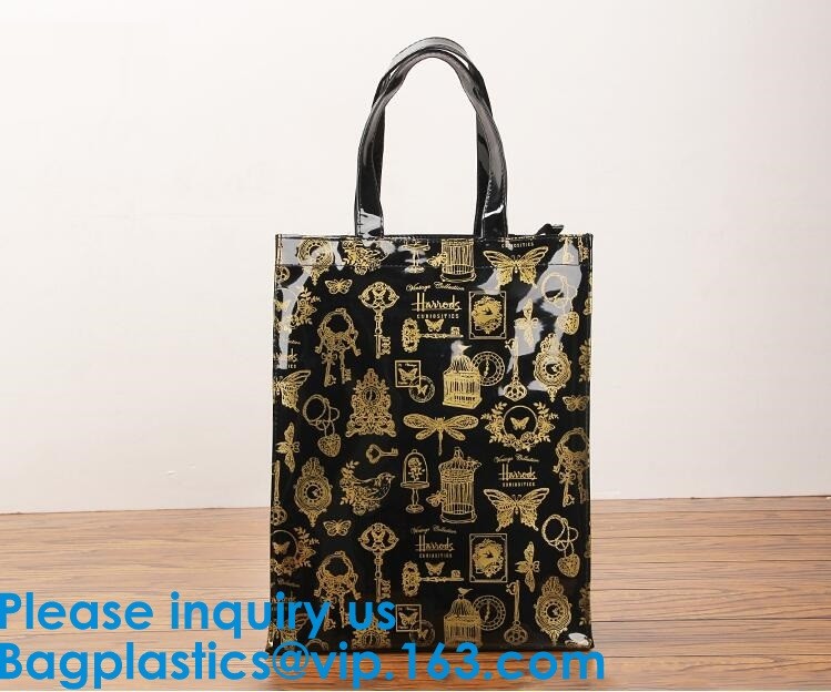 Pvc Clear Stadium Zippered Security Beach Tote Bag,Colorful Summer Hologram Pvc Laser Holographic Bag Women Tote Shoppin