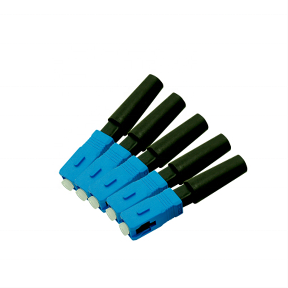 Factory direct blue green color SC/PC fiber optic fast connector