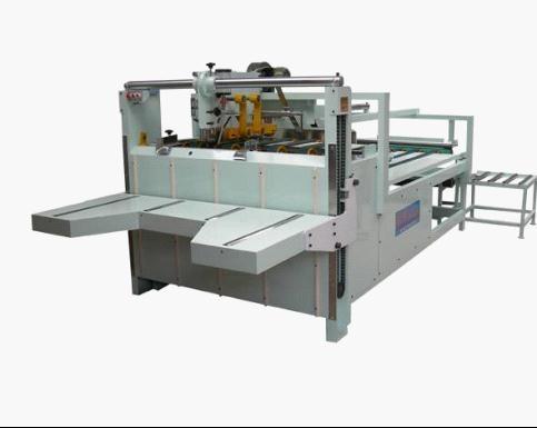 Cardboard Corrugated Carton Box Folding Gluer Machine , Paper Folder