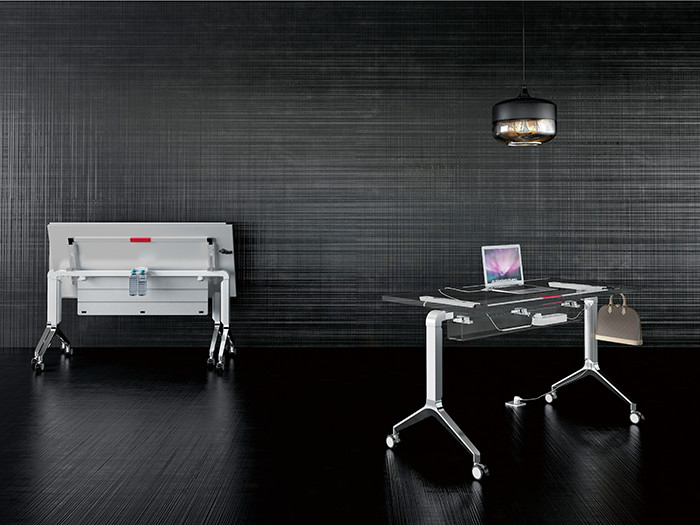 Meeting Hall Chairs Armless Conference Room Chairs Powder Coating Steel