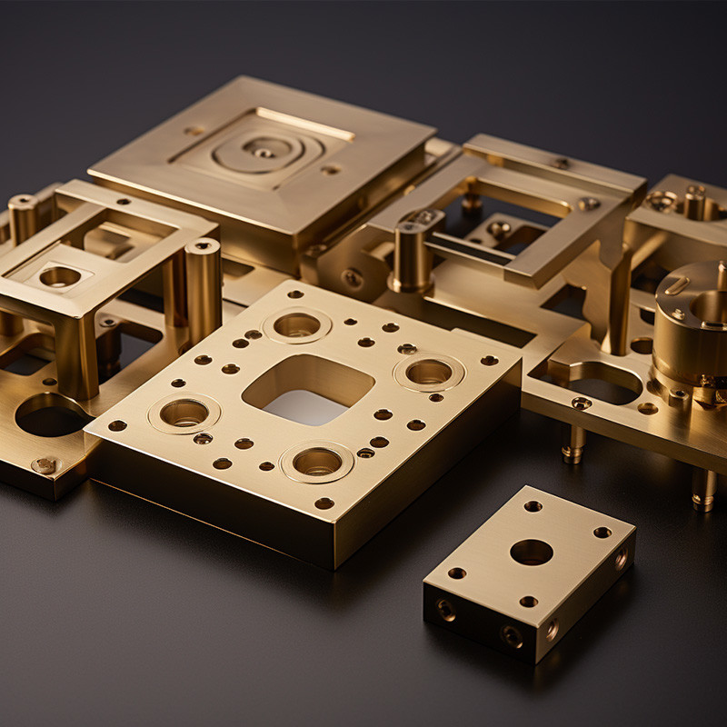 Non Standard CNC Brass Parts , Aerospace Precision Turning Components