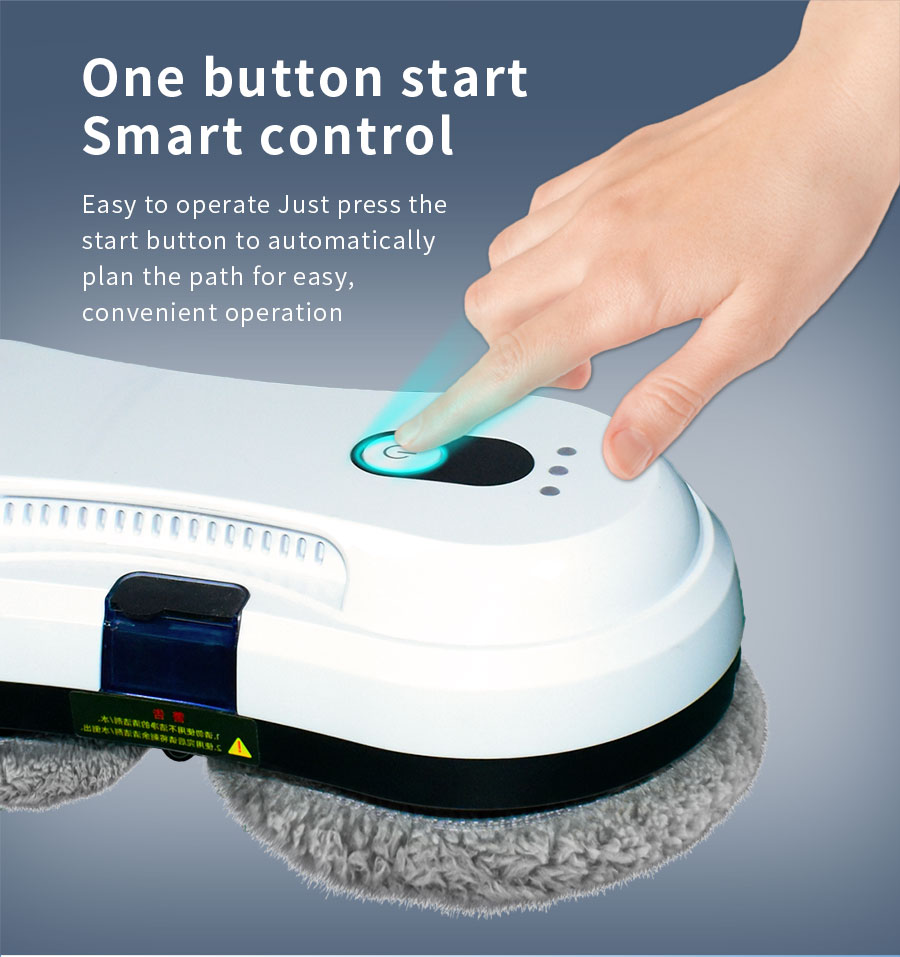 Vertical Auto Window Cleaner Robot 110V Household Automatic Window Washing Machine