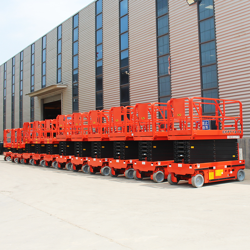 SNSC 6m 8m 10m 12m 14m Mobile Aerial Working Platform Scissor Lift at Affordable Cost