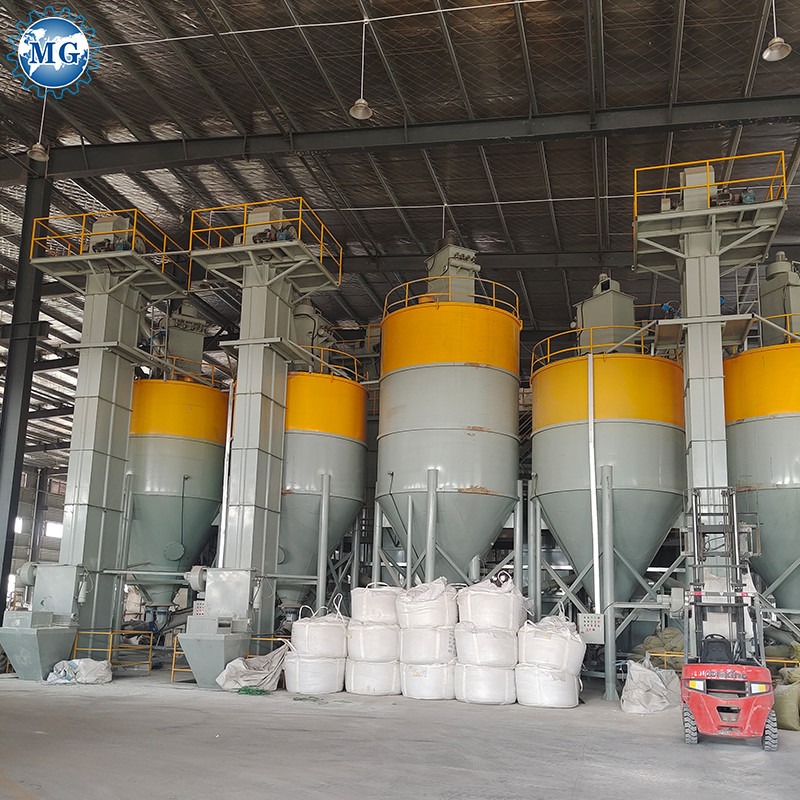Full Automatic Dry Mortar Plant For Tile Adhesive And Tile Grout Making