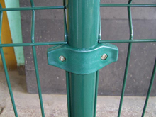1.8m high Galvanized PVC Coated Iron Welded Wire Mesh Fence Panel For Security