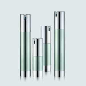 Airless Plastic Pump Bottles Cylinder Shape Empty GR203C