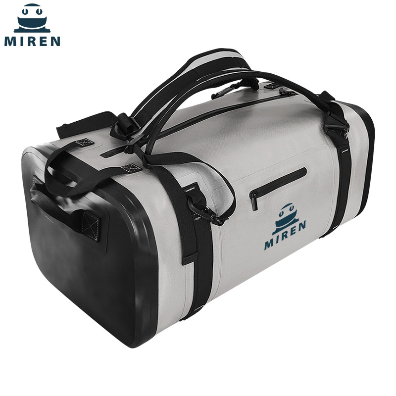 TPU Fabric Waterproof Duffel Bag 50L Capacity Heavy Duty For Camping