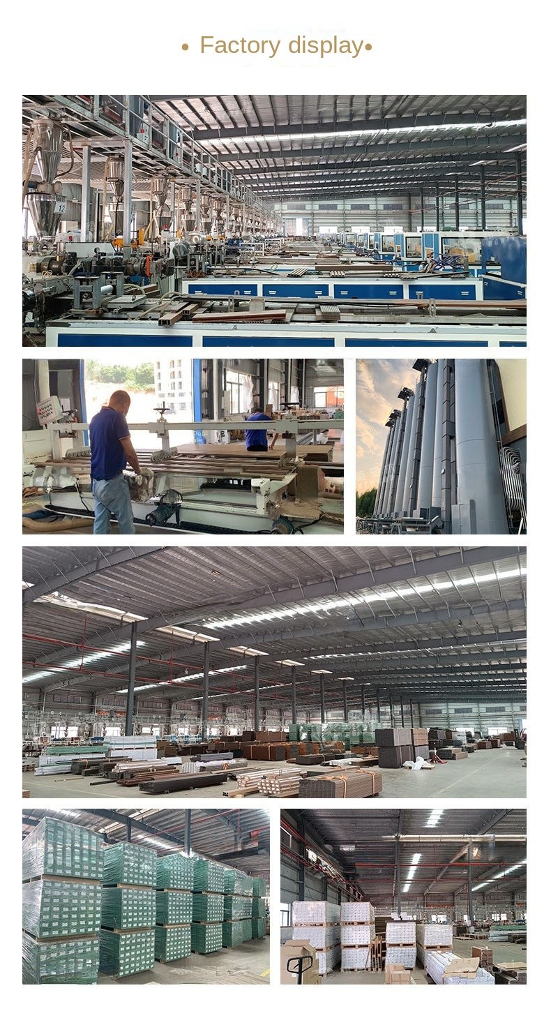 152x23mm WPC Decking Boards Exterior Flooring Panel For Building Materials Hollow Round Hole Floor Plank