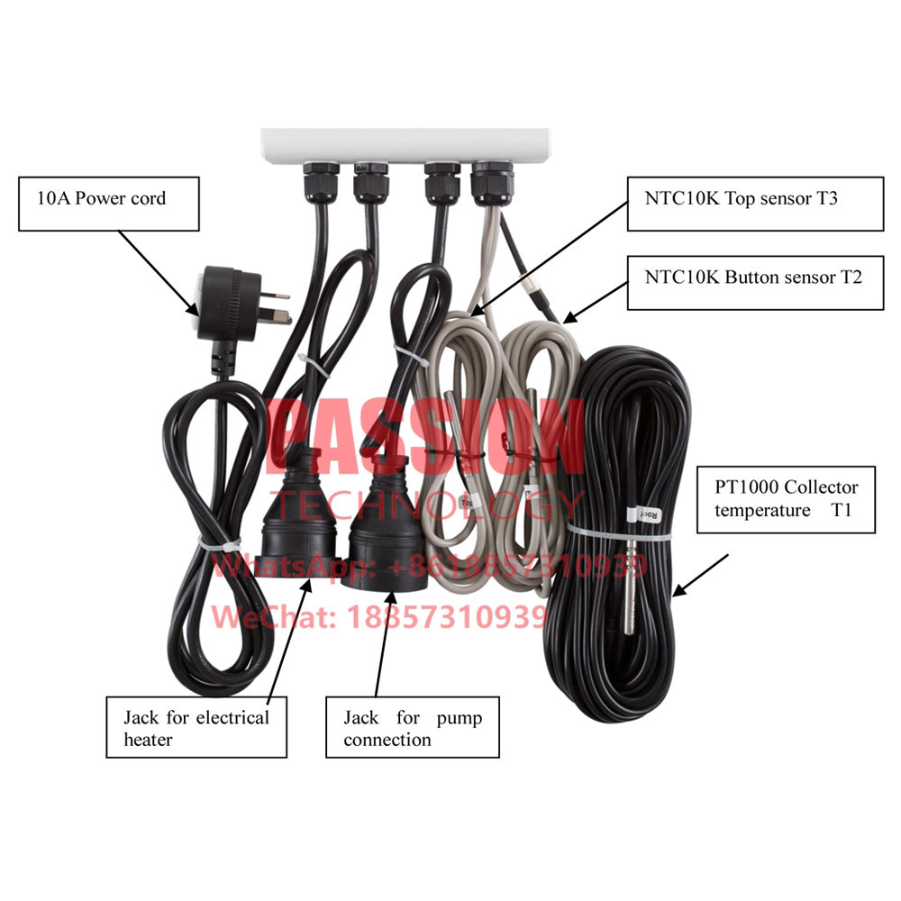 SR1535 Controller For Separated Pressurized Solar Water Heaters Control System