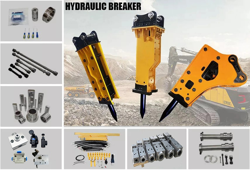 30tons Hydraulic Demolation Breaker Jack Hammer SB60 SB70 Excavator Backhoe Loader Box