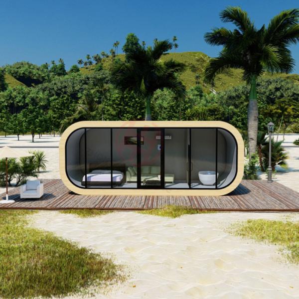 Two Floors Apple Cabin Sandwich Panel Prefab House for Customizable Container