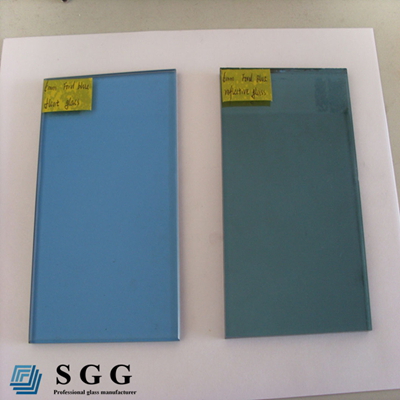 High quality 6mm Blue Float Glass Price for buildings