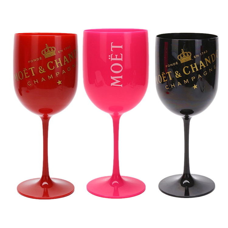 Unbreakable Branded Moet Chandon Accessories Champagne Glasses With Moet Printing