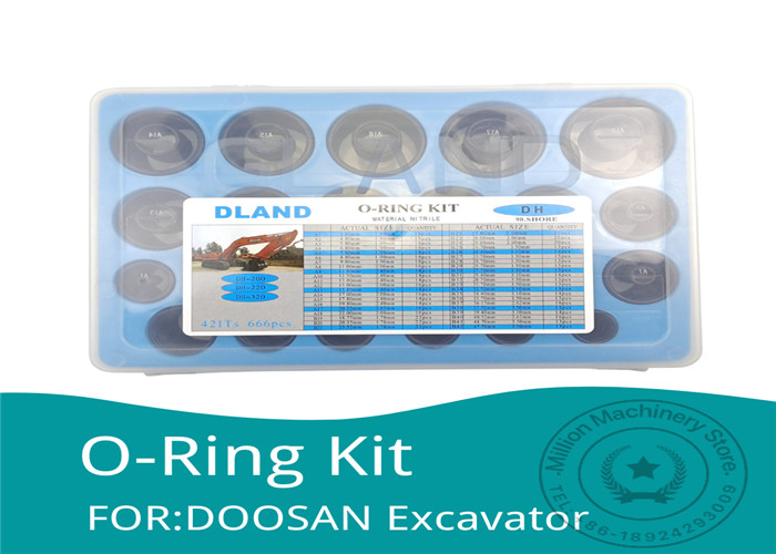 Excavator Seal Kits Nitrile O Ring Apron Seal Ring DOOSAN DAEWOO Repair Tool