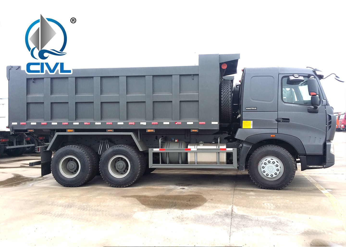 336HP 6x4 HOWO A7 Heavy Duty Dump Truck EURO II Heavy Duty Tipper Truck for sale
