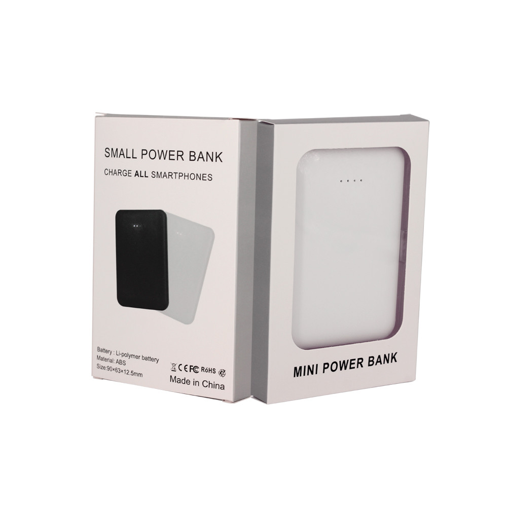 5000mAH Mini Portable Power Bank with Dual USB Port and Woven Parttern