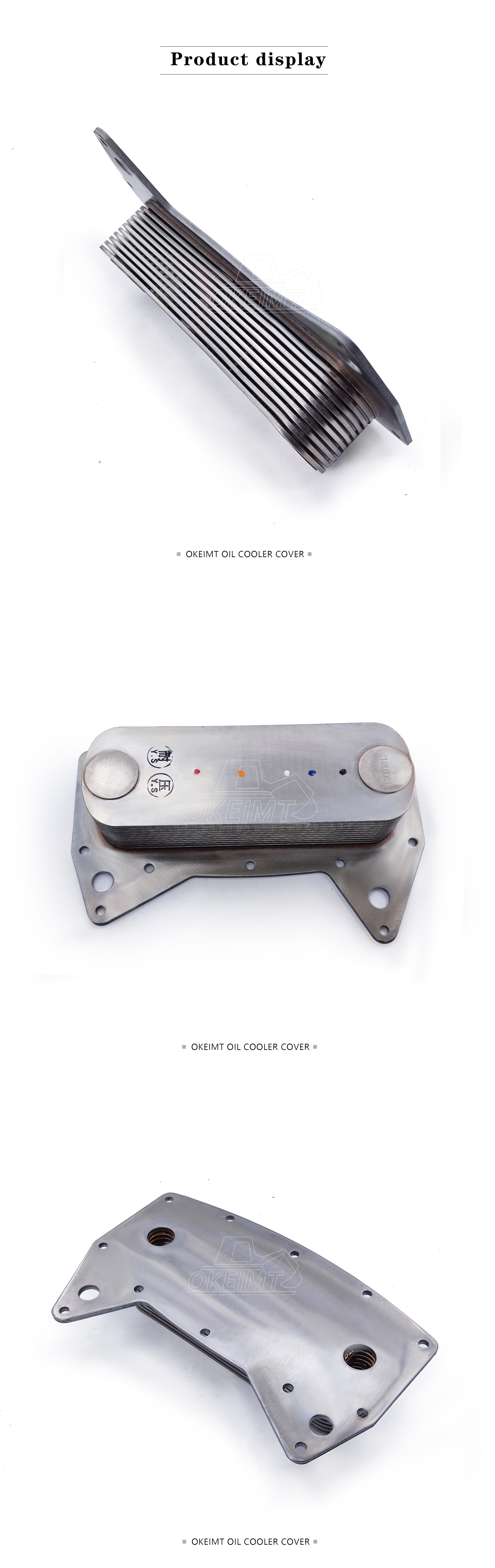 Gray Billet Aluminum C-9 Engine Oil Cooler 293-9367