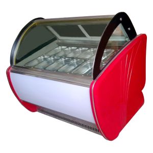  Portable Popsicles Ice Cream Display Case With Optional Trays / Ice Cream Display Unit Manufactures