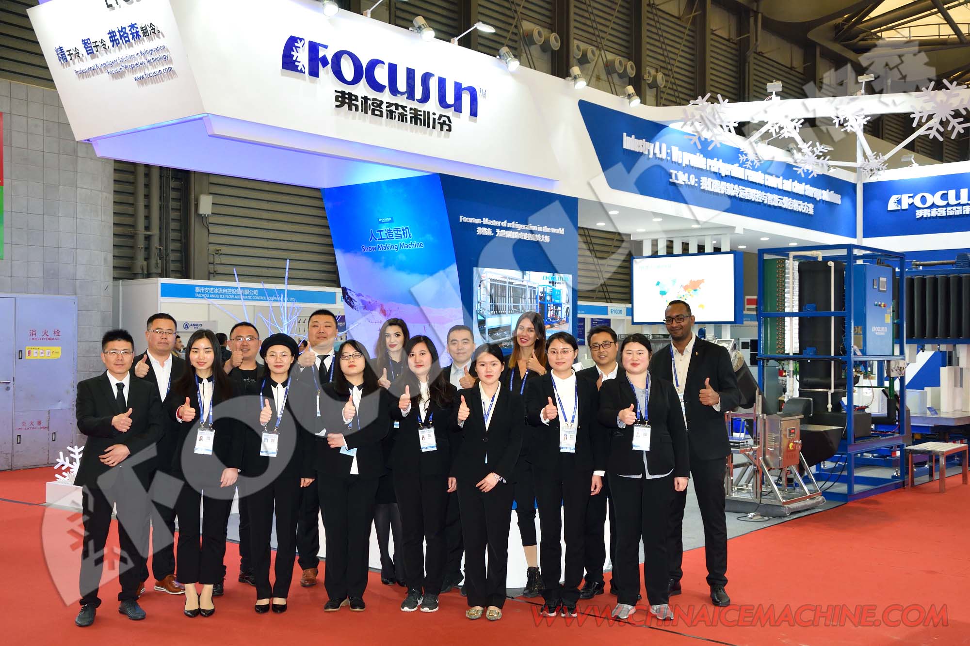 Big Capacity 5 Kw SUS304 Stainless Steel Flake Ice Machine Transforms into Block Ice