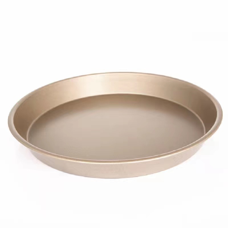 Non-Stick Round DIY Pizza Pan Carbon Steel Baking Mold
