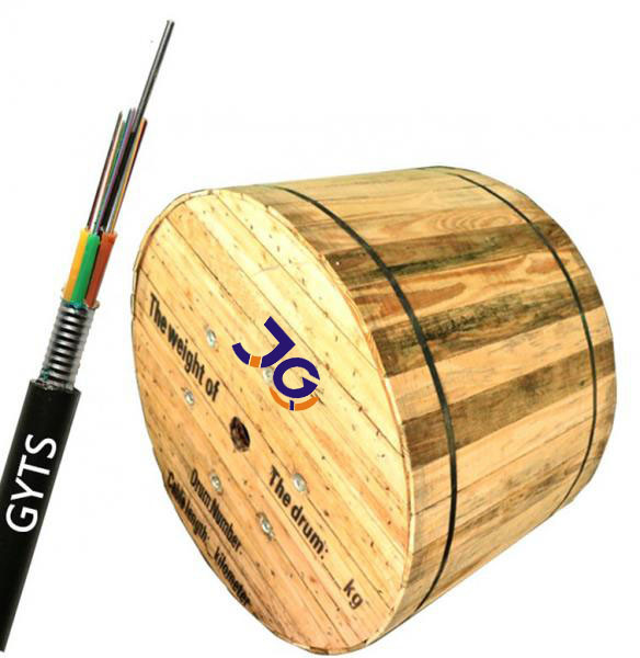GYTS-48B1.3 Single Mode Underground Fiber Optic Cable GYTS 48 Core