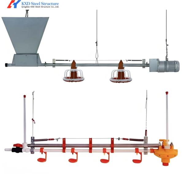 Broiler Poultry Farming Equipment H Type Galvanized Automatic Battery Chicken