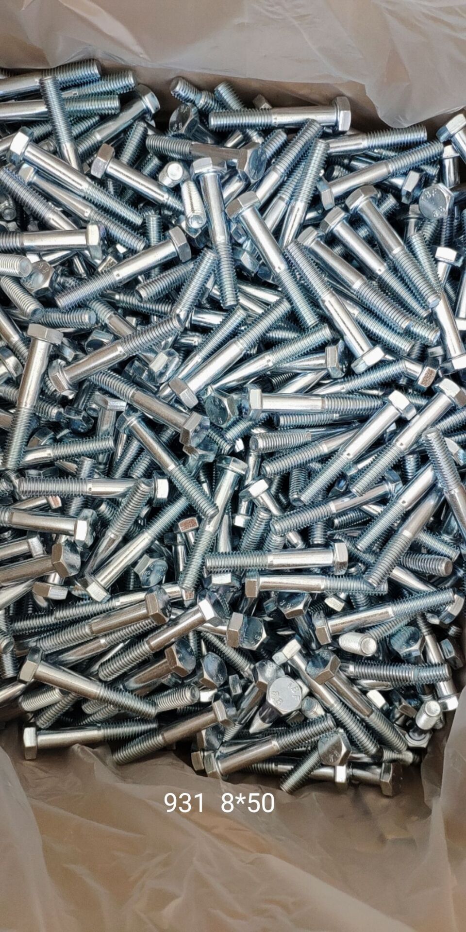ANSI/ASME B18.2.1 Hex Bolt Stainless Carbon Steel M5 to M64 HDG Black UNC Thread Type ISO9001 2008/TS16949 Certified