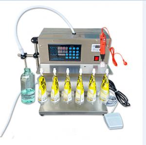  Customized Spout Bag Filling Machine , Table Type 100ml 8 Head Liquid Filling Machine Manufactures
