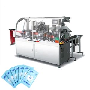 China High Capacity Wet Tissue Packing Machine PLC Control CE Certification, multi-function wet wipes packing machine on sale