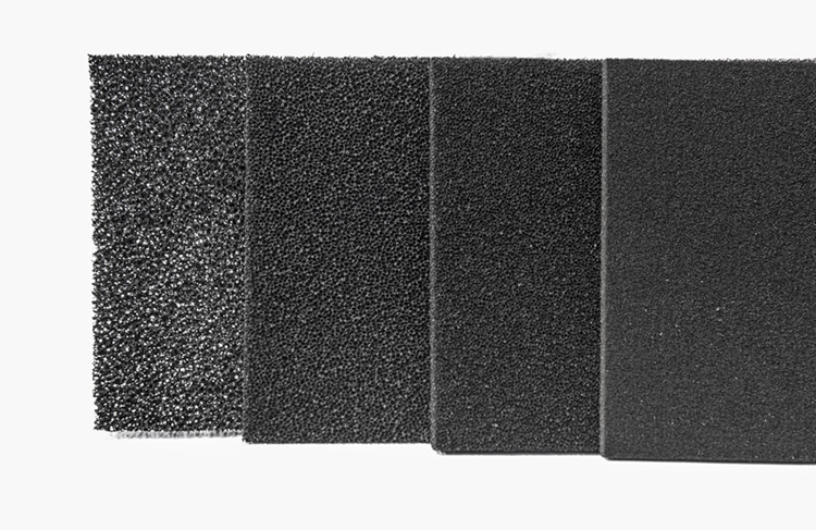 Black Fiber Activated Carbon Polyurethane Foam Air Filter Cotton