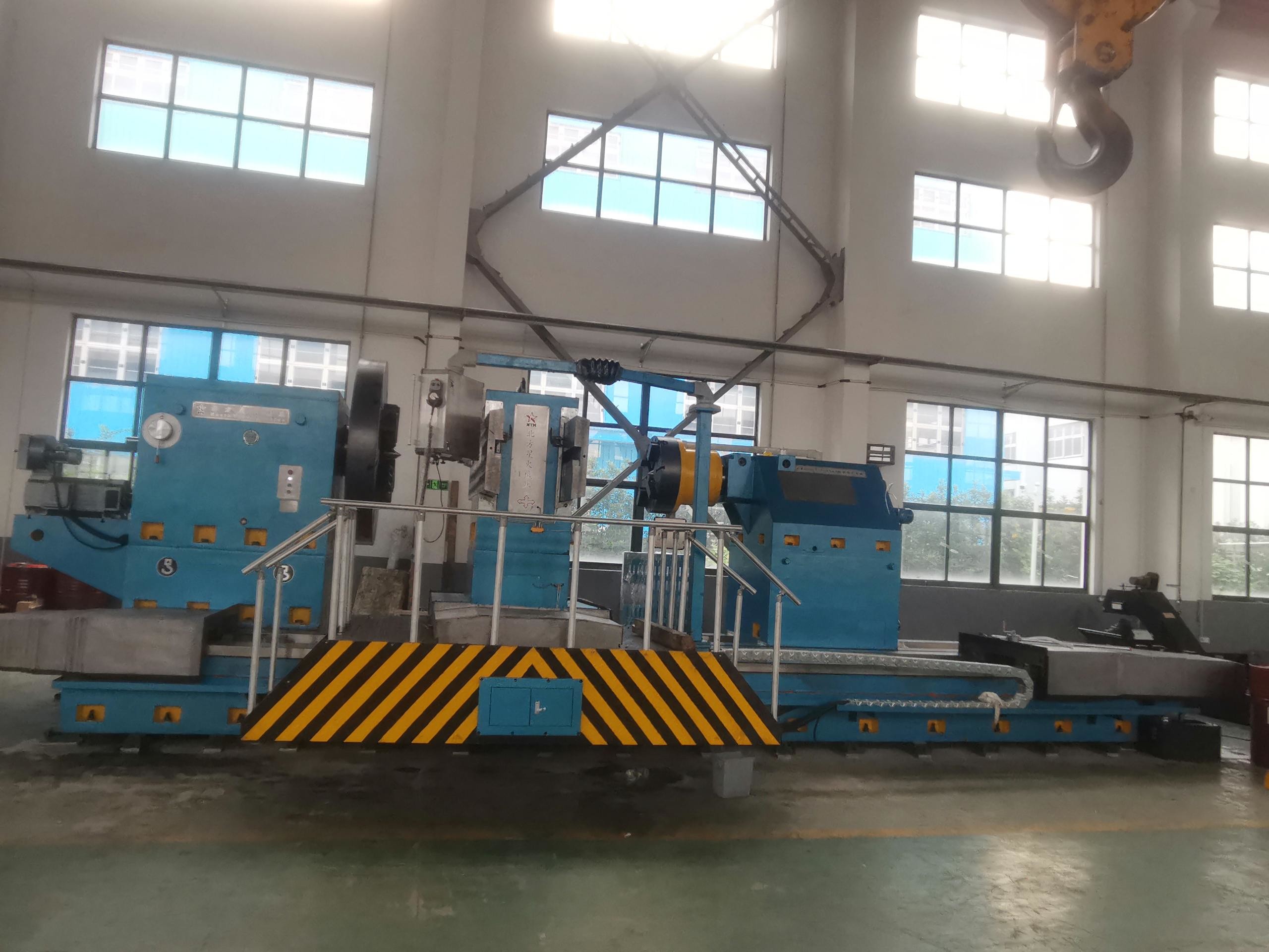 Wind Power Shaft Turning Heavy Duty Horizontal Lathe 3500 Mm Diameter
