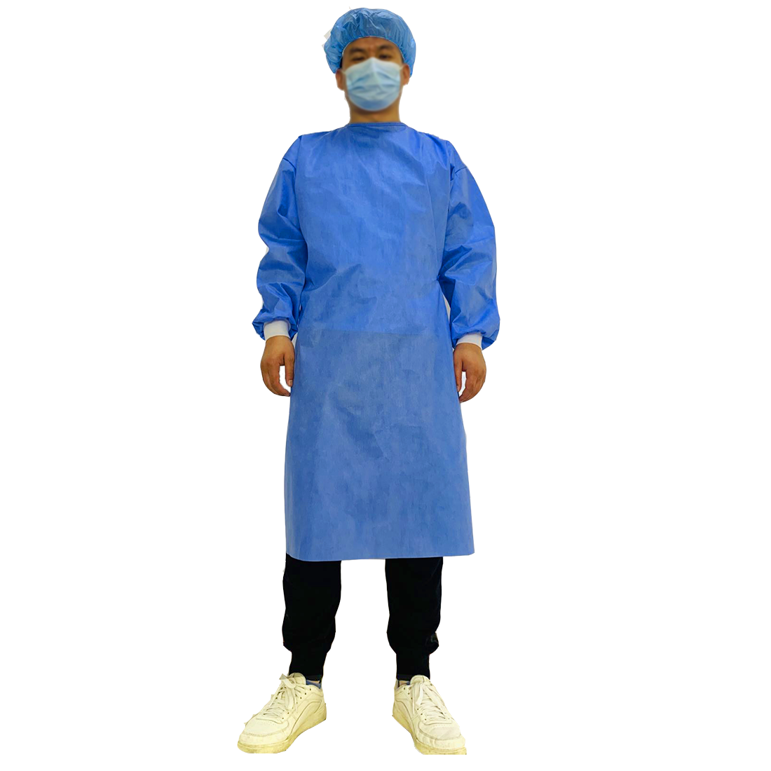 OEM ODM Blue SMS Medical Isolation Gowns Hospital Uniform Doctor Use