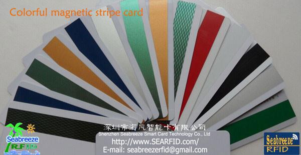 Colorful magnetic stripe card,gold,silver,green,blue,red,laser magnetic stripe