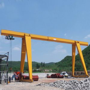 China A3 Single Girder Gantry Crane 18m Lifting With Electric Hoist on sale