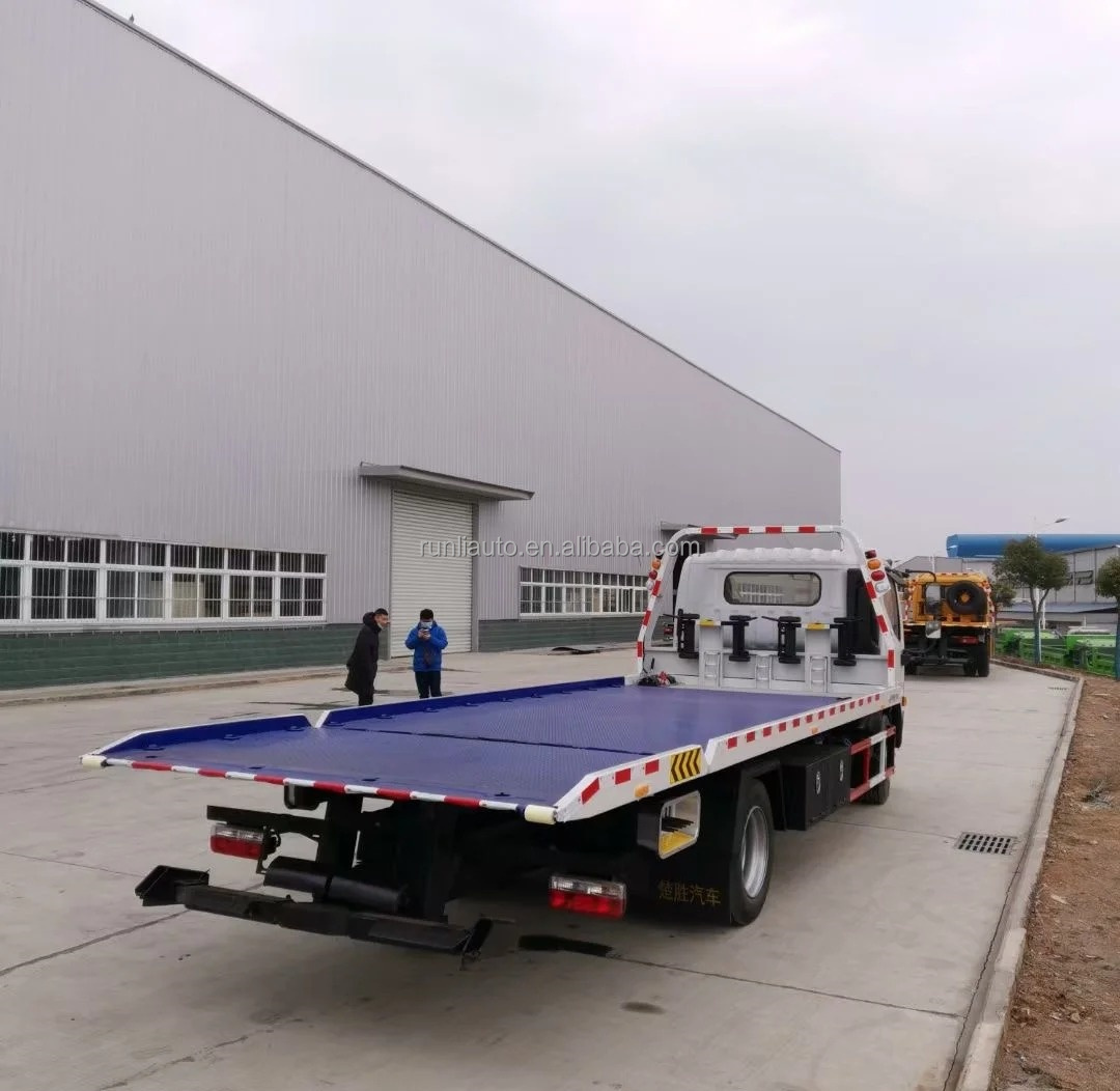 DFAC DongFeng Heavy Duty Tow Truck Wrecker Flat Bed Recovery Truck Tow Truck