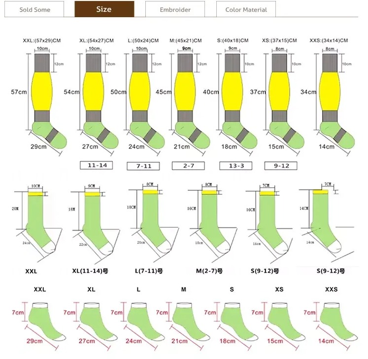 Regular Style Custom Design Men's Soccer Socks with Anti Slip Grip Gift Football Backpack