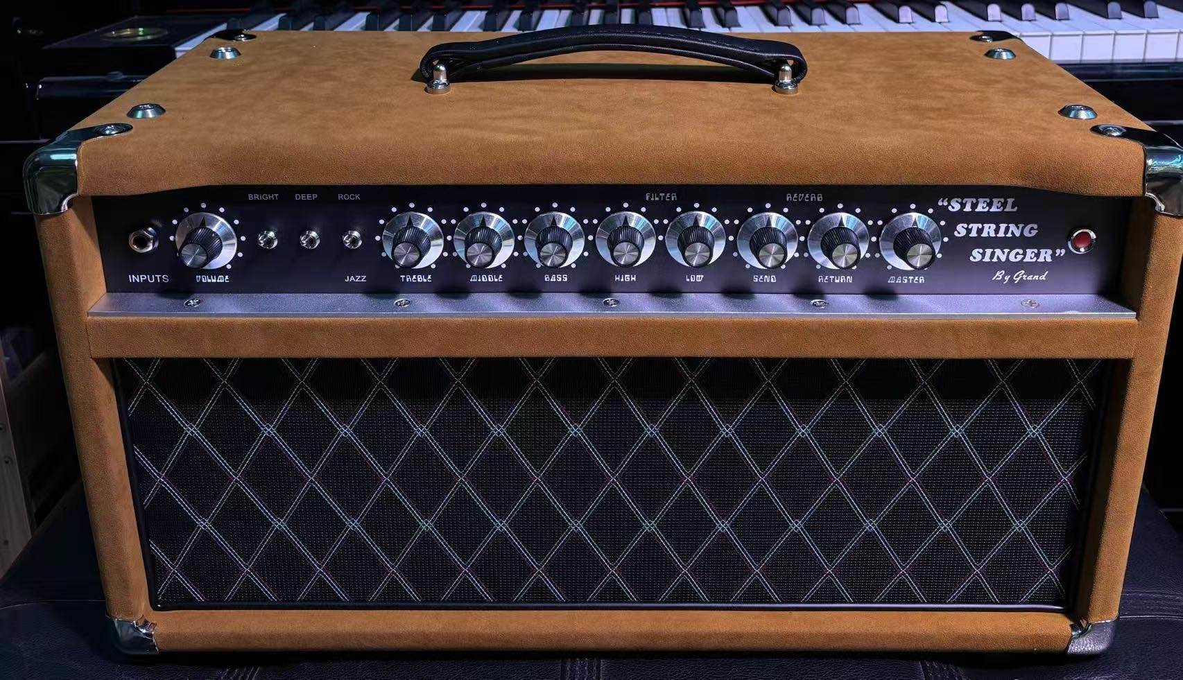 Custom Dumble Steel String Singer Clean Reverb Tone SSS20 ECC83S*5 EH 6V6*2, Handmade Grand Guitar Amp Head 20W 50W 100W Optional
