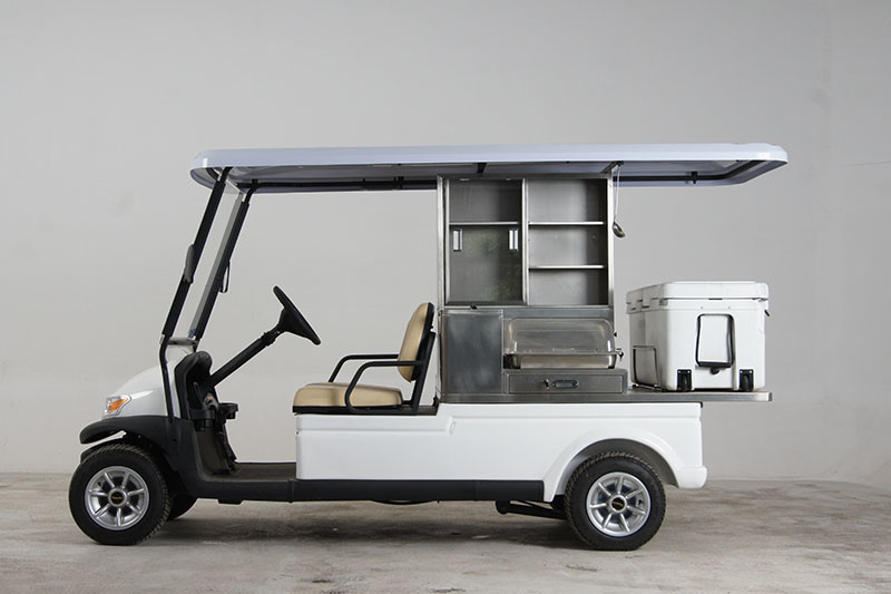 Carryall Mobile Merchandising Electric Golf Cart 2 Seater with Trojan Battery