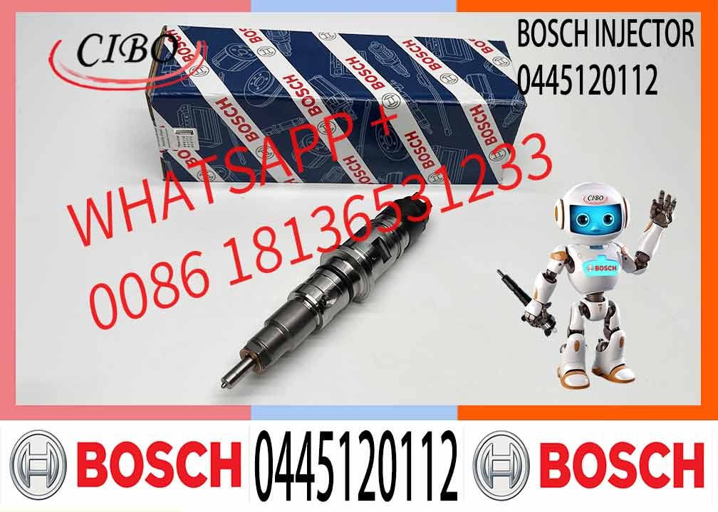 High Quality Diesel Engine Parts Common Rail Injector 0445120112 for Cummins ISC Engine injecteur du moteur diesel