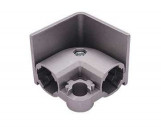 Dark Gray Aluminum Pipe Joints Al37 Smooth Surface For Castors
