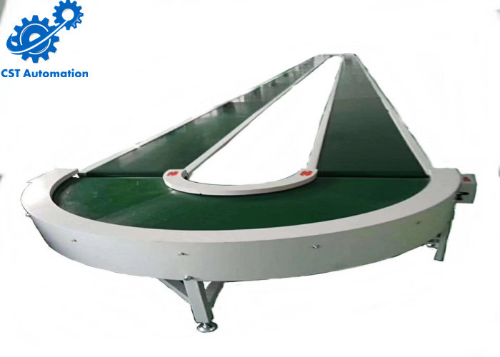 High Strength 180 Degree Belt Conveyor , 180° Curve Powered Belt Conveyor