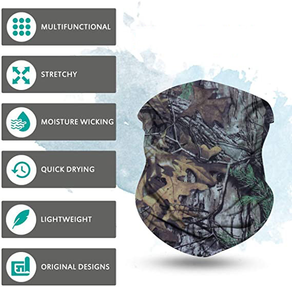 Blue Sublimation Biking Polyester Multifunctional Bandanas