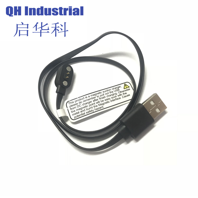 Solidwork Design LED Connector 4pin pogo pin magnetic connector